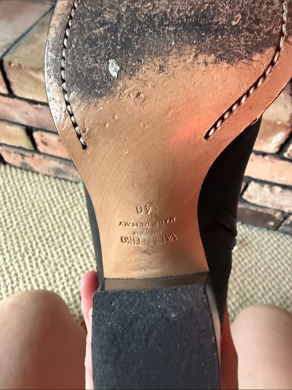 Valentino Rock Stud Western Ankle Booties Size 40 - Picture 10 of 13